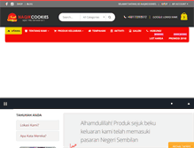Tablet Screenshot of naqikcookies.com